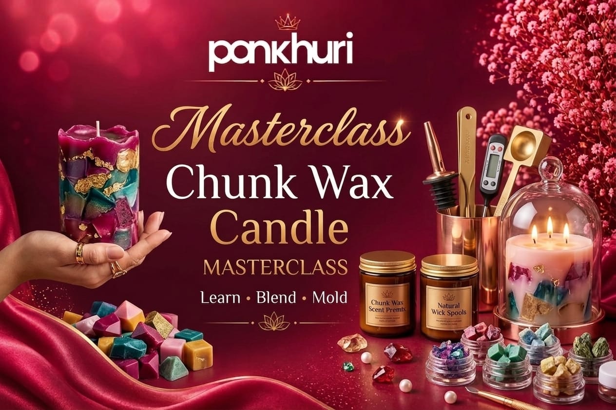 Chunk Wax Candles: Masterclass